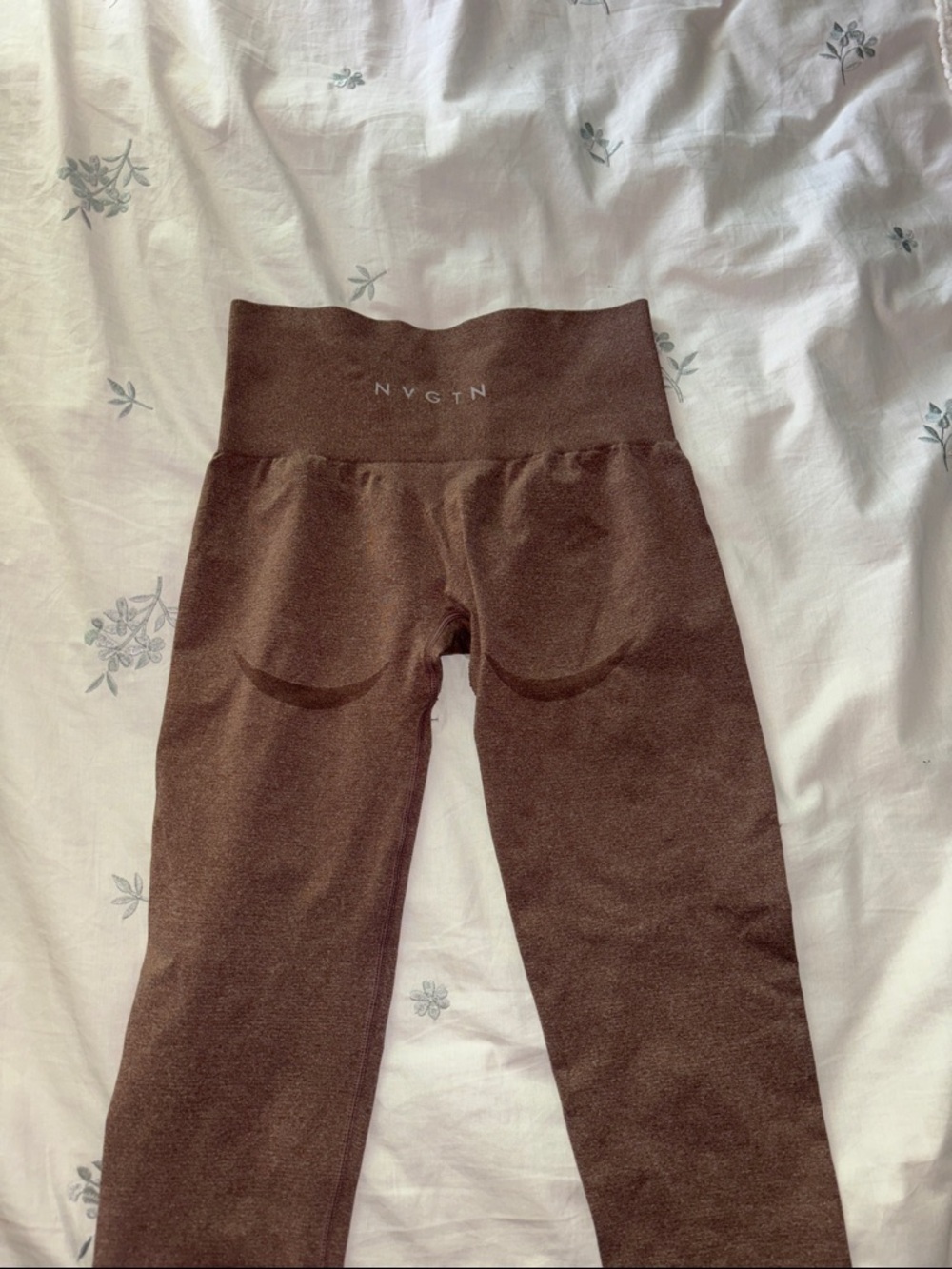 NVGTN Brown High-Waist Active Leggings